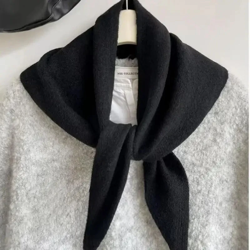 Korean Style Knitted Scarf for Winter Women - Image 6