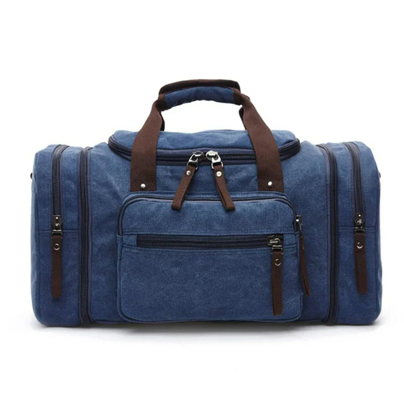 Large Capacity Canvas Travel Bag - Image 6