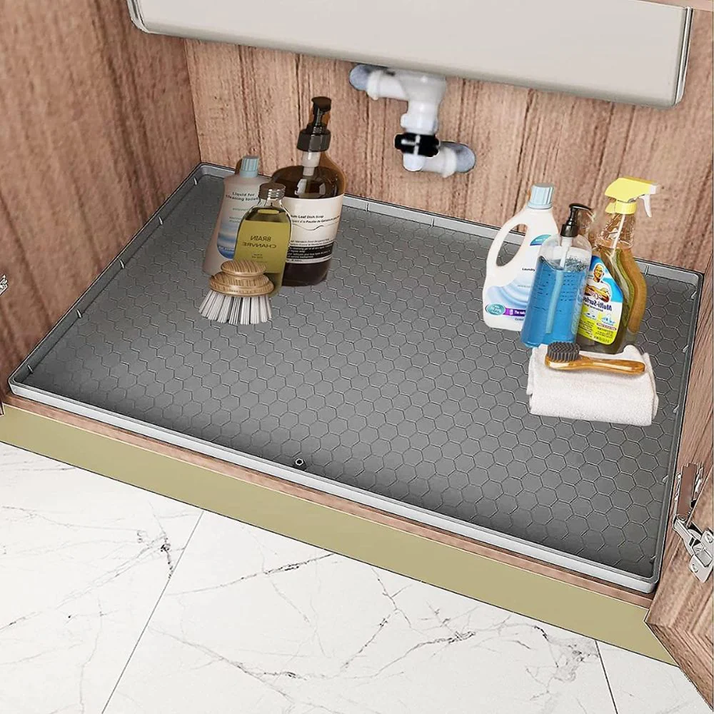 Large Under Kitchen Sink Mat Silicone Protective Liner - Image 3
