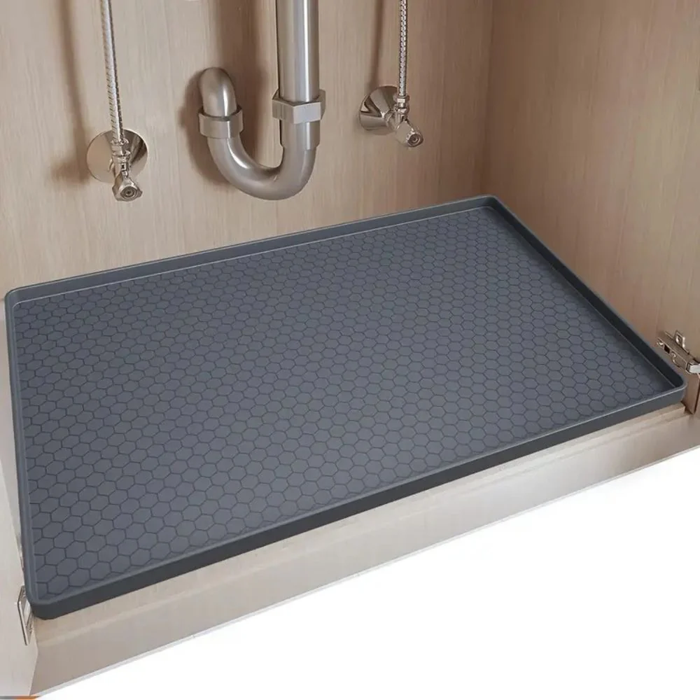 Large Under Kitchen Sink Mat Silicone Protective Liner - Image 4