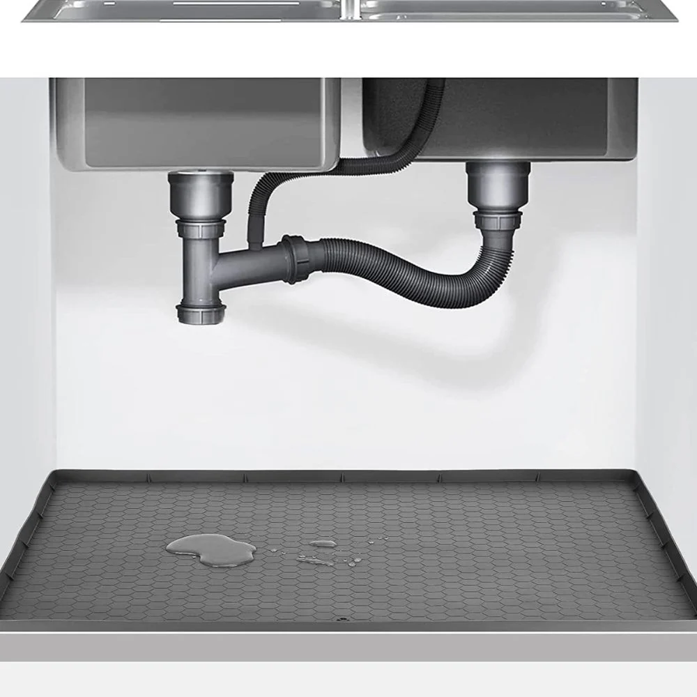 Large Under Kitchen Sink Mat Silicone Protective Liner - Image 5
