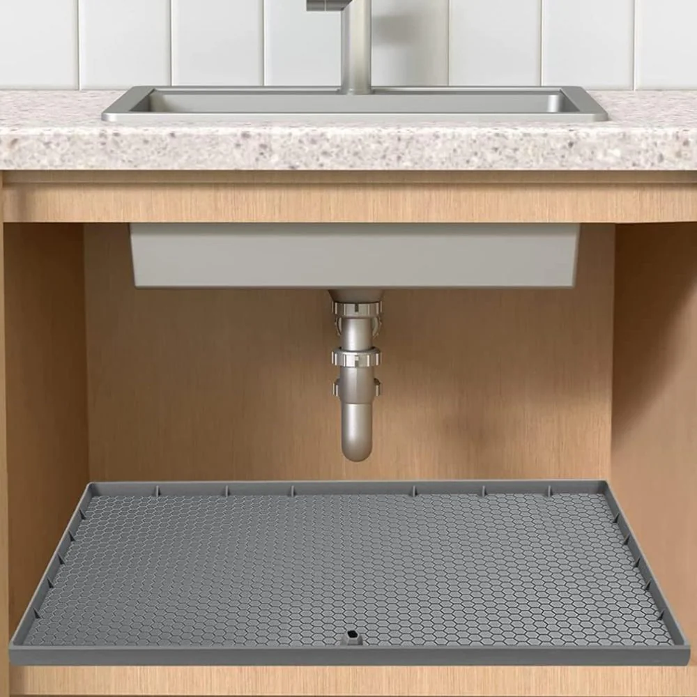 Large Under Kitchen Sink Mat Silicone Protective Liner - Image 6