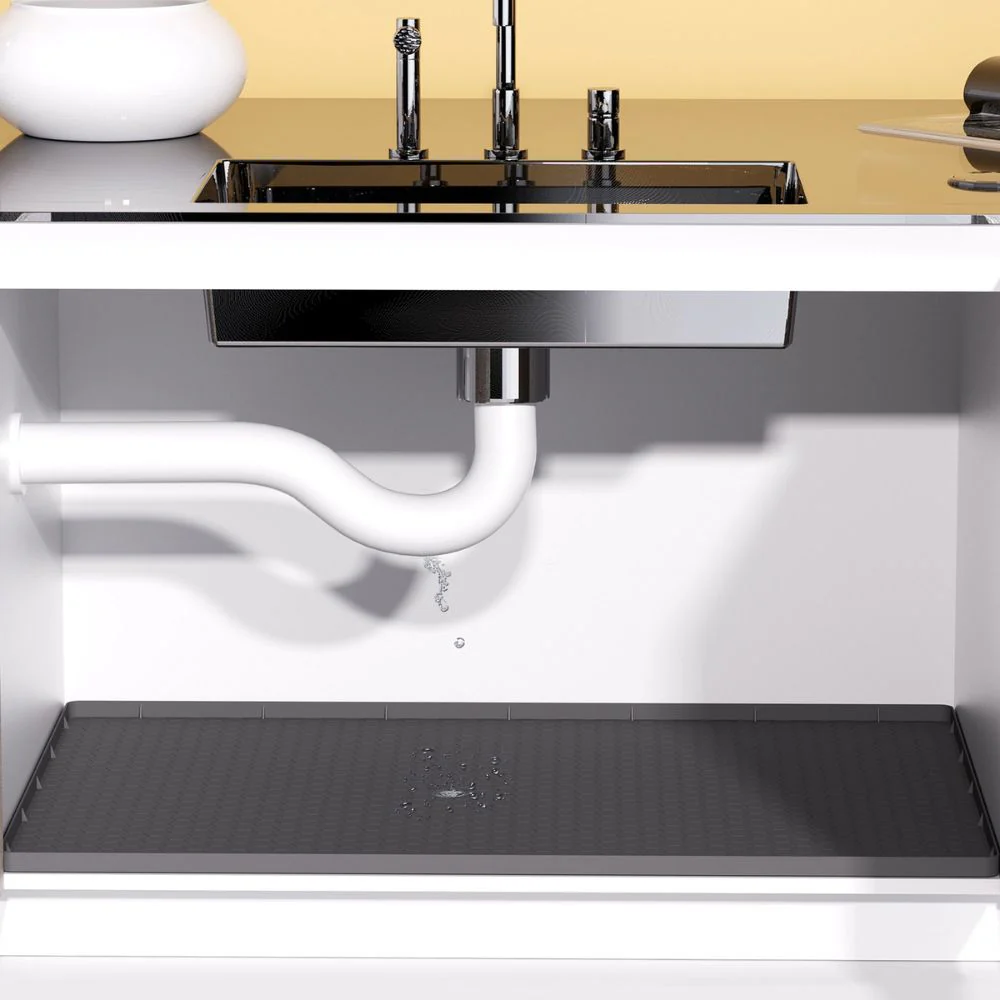 Large Under Kitchen Sink Mat Silicone Protective Liner - Image 8
