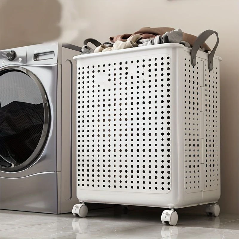 Laundry Basket With Wheels - Image 2