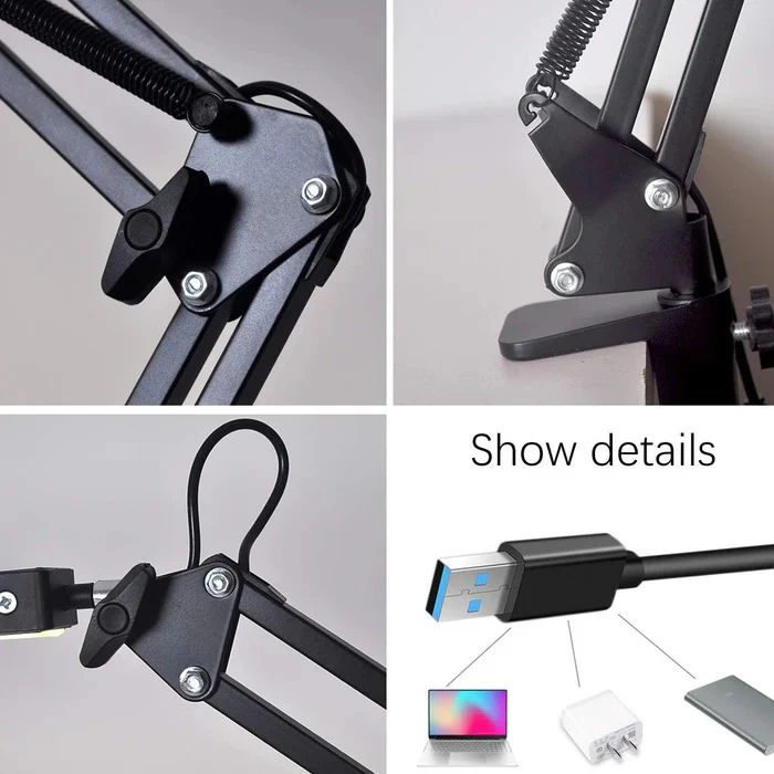 LED Desk Lamp with Clamp - Image 11