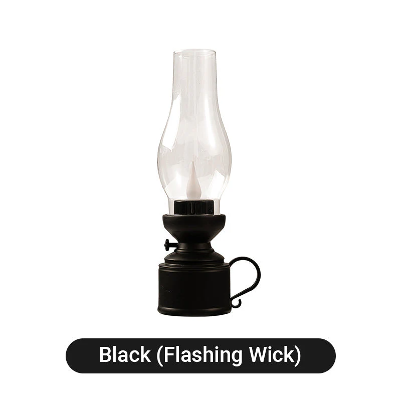 Led Vintage Kerosene Lamp, Electronic Swinging Candle - Image 11