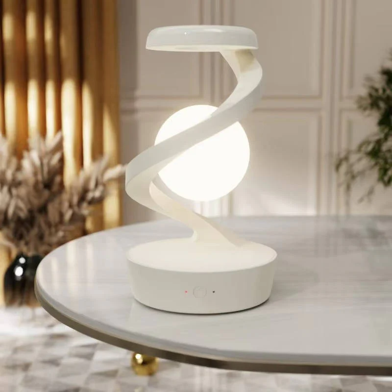 Levitating Moon Lamp Gesture Control & Wireless Charging - Image 9