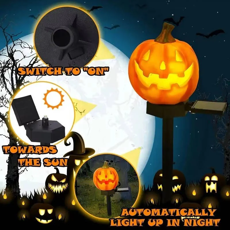 Light Up Pumpkin Decor Halloween Pathway Lights - Image 8