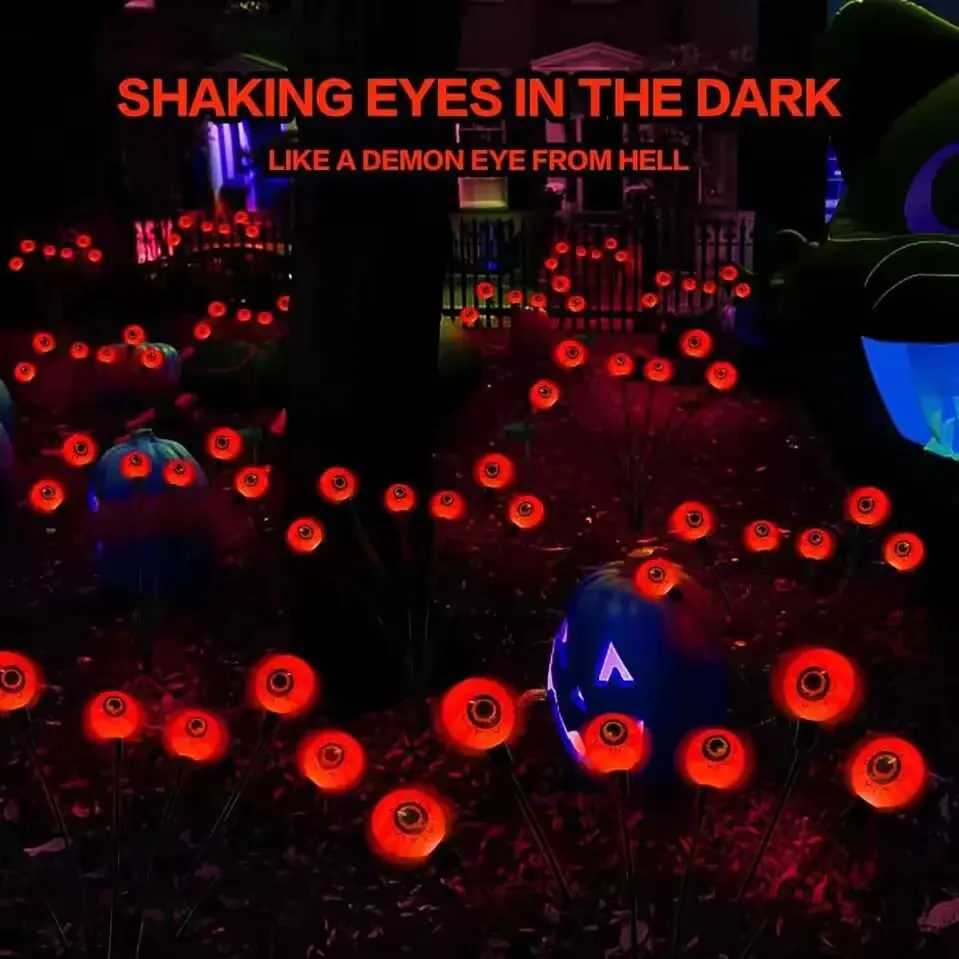Lighted Halloween Eyeball Props Solar Garden Lights - Image 7