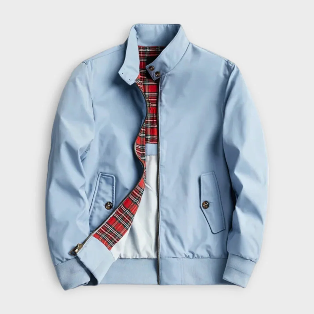 Lightweight Men's Transition Jacket With Zipper - Image 5