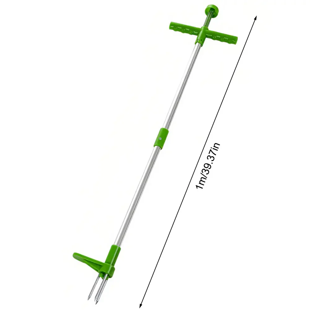Long Handle Weed Puller Tool with Foot Pedal & Claw Design - Image 2