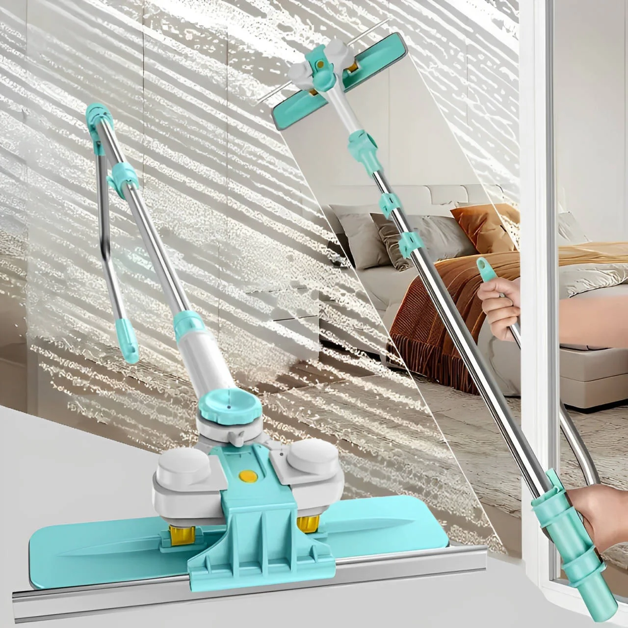 Long Handle Window Cleaner Brush