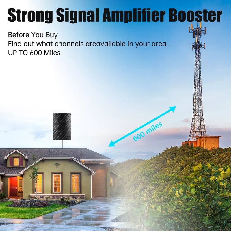 Long Range Indoor HDTV 4K Digital Antenna 600 Miles - Image 6