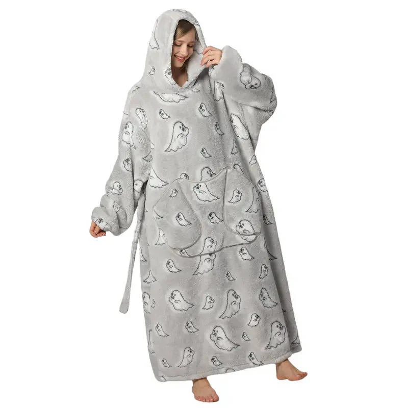 Long Wearable Blanket Hoodie - Image 13