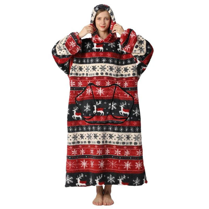 Long Wearable Blanket Hoodie - Image 18