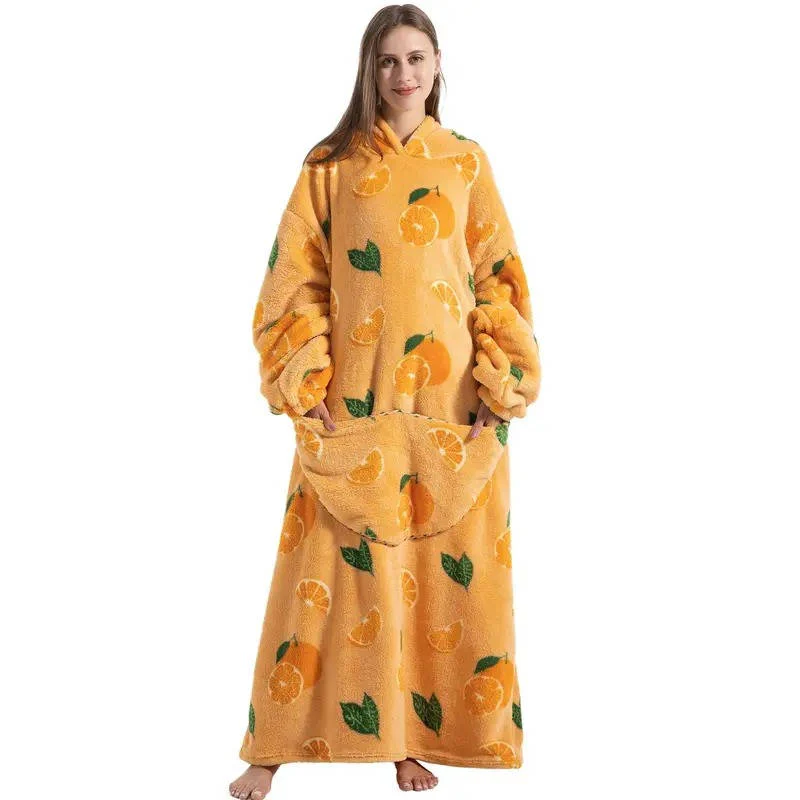 Long Wearable Blanket Hoodie - Image 3