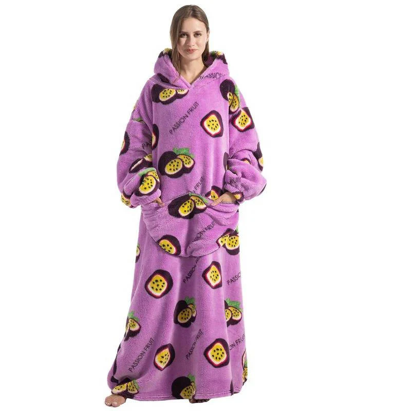Long Wearable Blanket Hoodie - Image 7
