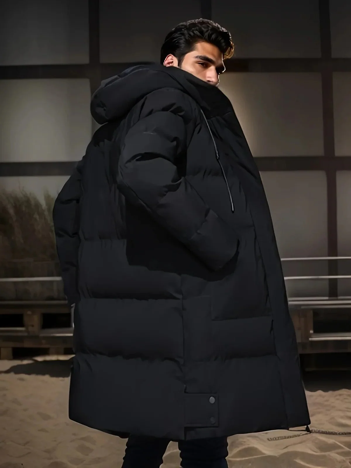 Long Winter Jacket for Men - Waterproof and Warm - Image 5