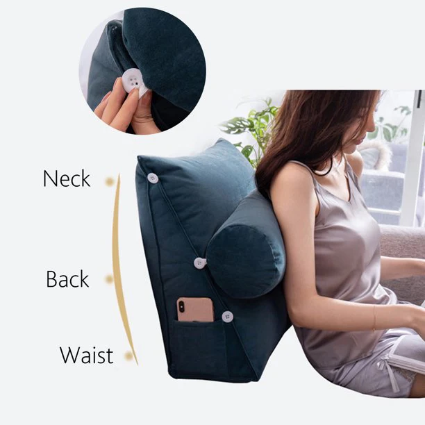 Luxury Back Wedge Bed Pillow For Back Pain - Image 4