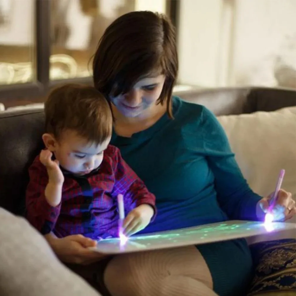 Magic LED Light Drawing Pad for kids - Image 3