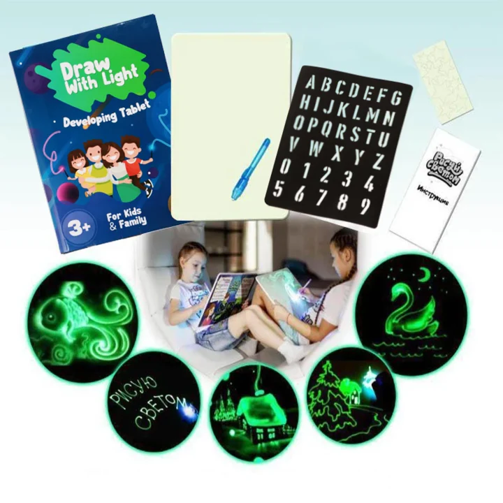 Magic LED Light Drawing Pad for kids - Image 4