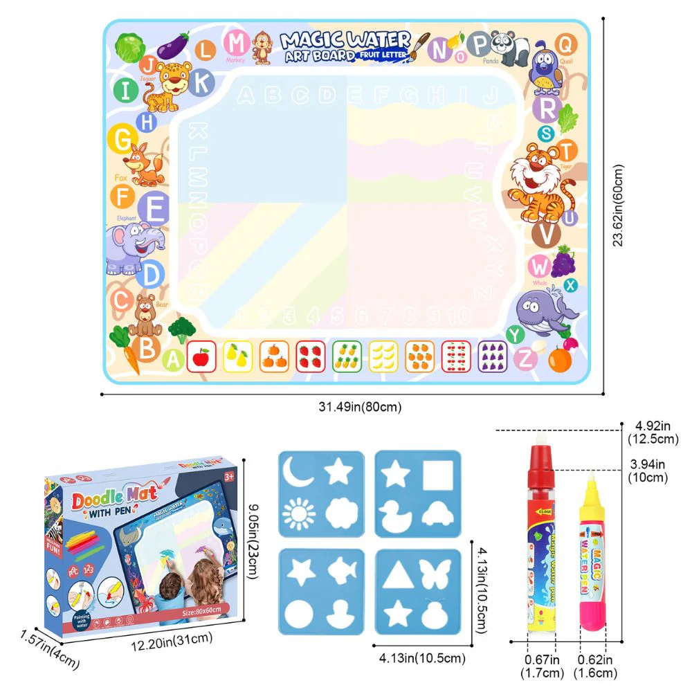 Magic Reusable Doodle Mat - No Mess Coloring Board for Kids - Image 5