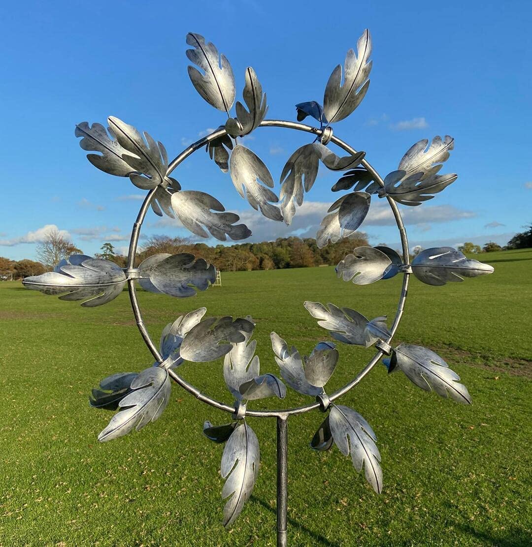 Magical metal windmill: Kinetic wind spinner for the garden - Image 4