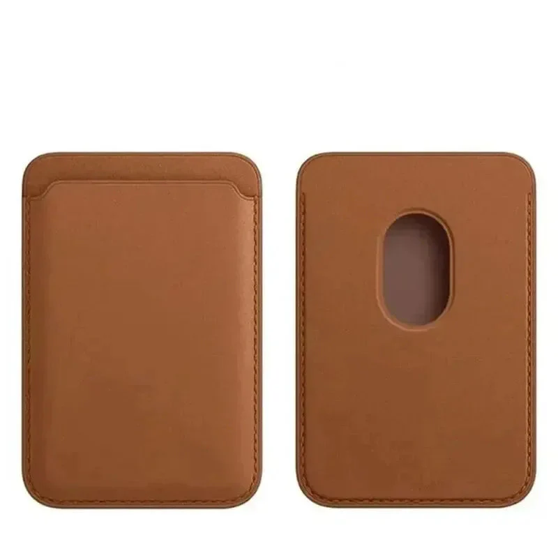 Magnetic Leather Card Holder Wallet for iPhone - Image 5