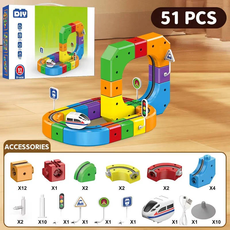 Magnetic Train Track Toy - Image 5