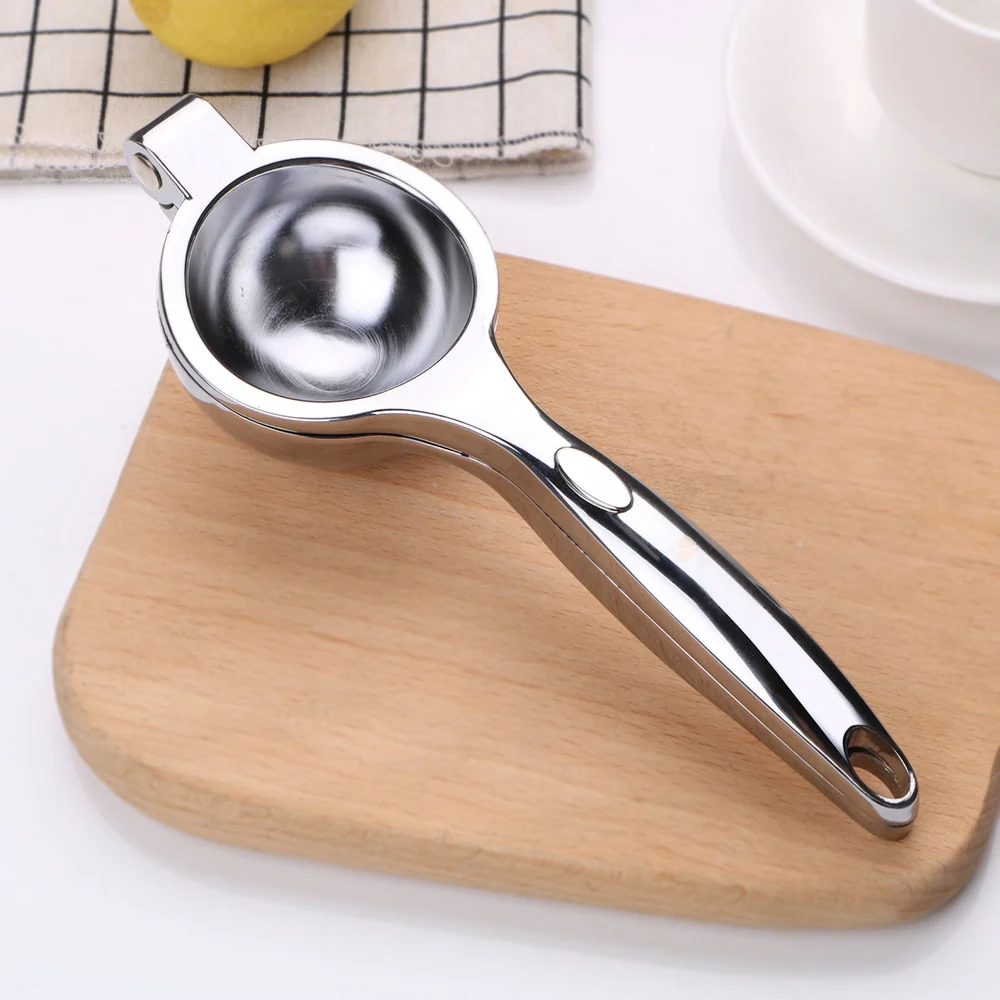 Manual Citrus Press Juicer For Oranges And Lemons, Stainless Steel - Image 4