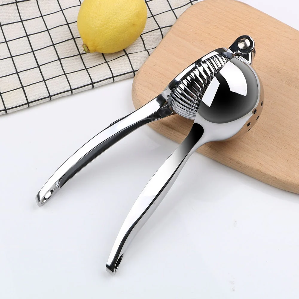 Manual Citrus Press Juicer For Oranges And Lemons, Stainless Steel - Image 5