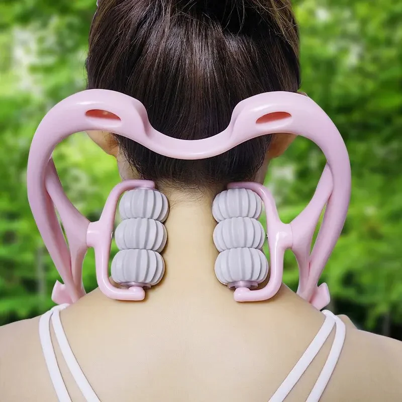 Manual Neck and Shoulder Massager with Kneading Rollers - Image 3