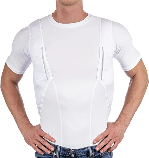 Men/women's Concealed Leather Holster T-shirt - Image 8
