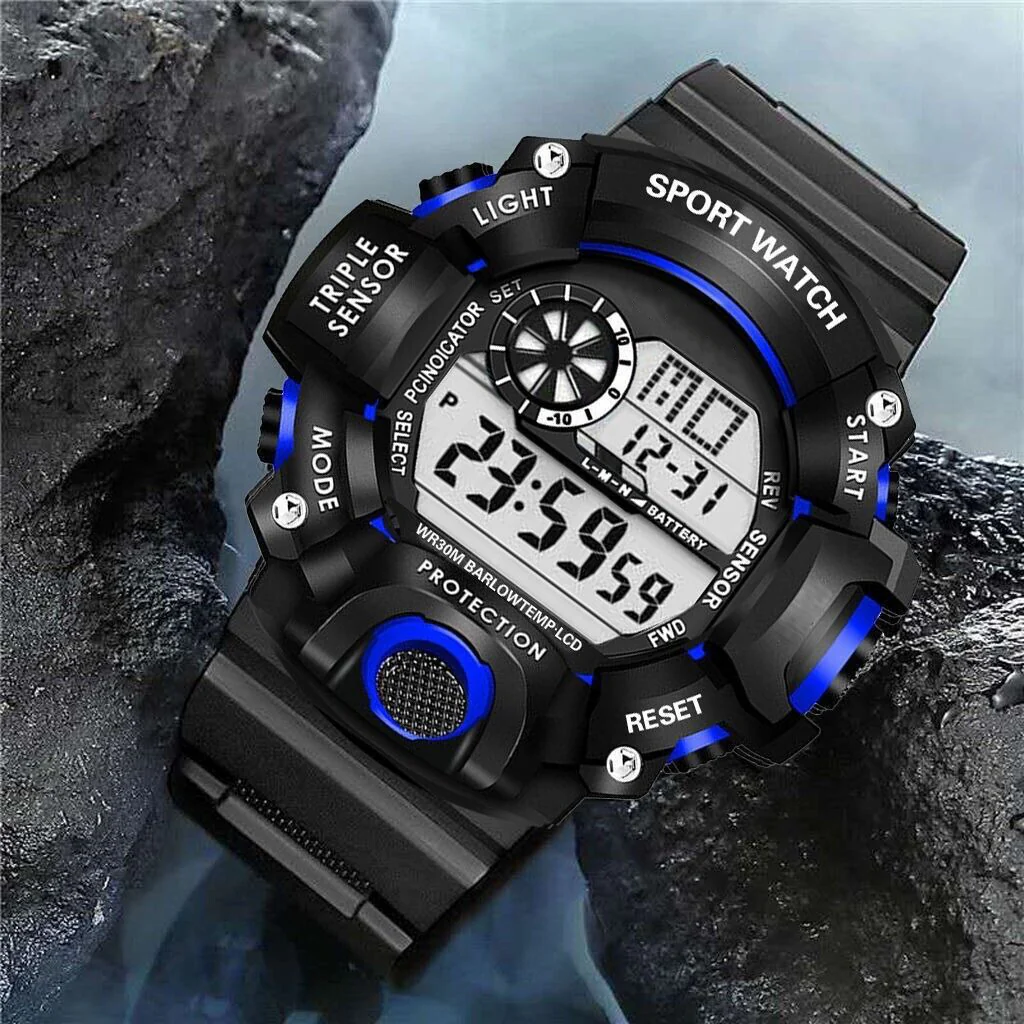 Men's Digital Sports Watch - Image 6