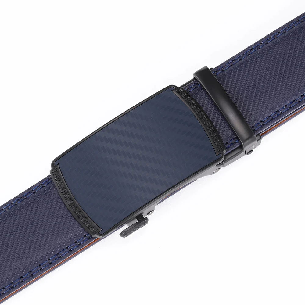 Men's Leather Belt with Automatic Buckle - Image 4