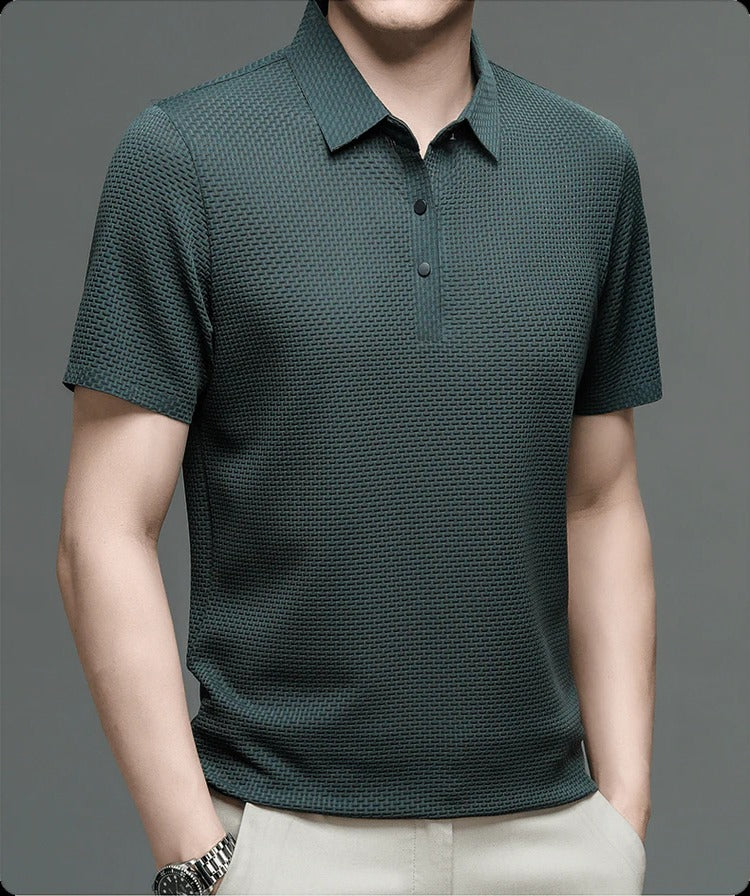 Men's Mesh Polo Shirt - Image 11