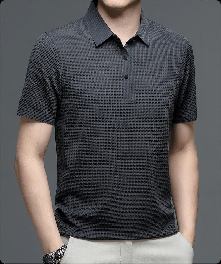 Men's Mesh Polo Shirt - Image 12