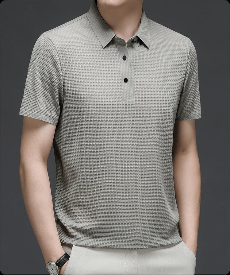 Men's Mesh Polo Shirt - Image 13