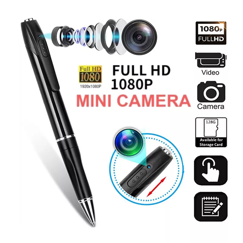 Mini Camera Pen Pocket Digital Voice Video Recorder for Business Conference 1080P Wearable Body Micro Cam Security Cameras - Image 2