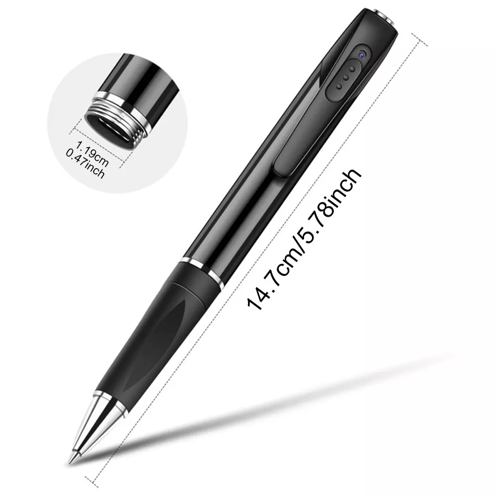 Mini Camera Pen Pocket Digital Voice Video Recorder for Business Conference 1080P Wearable Body Micro Cam Security Cameras - Image 6