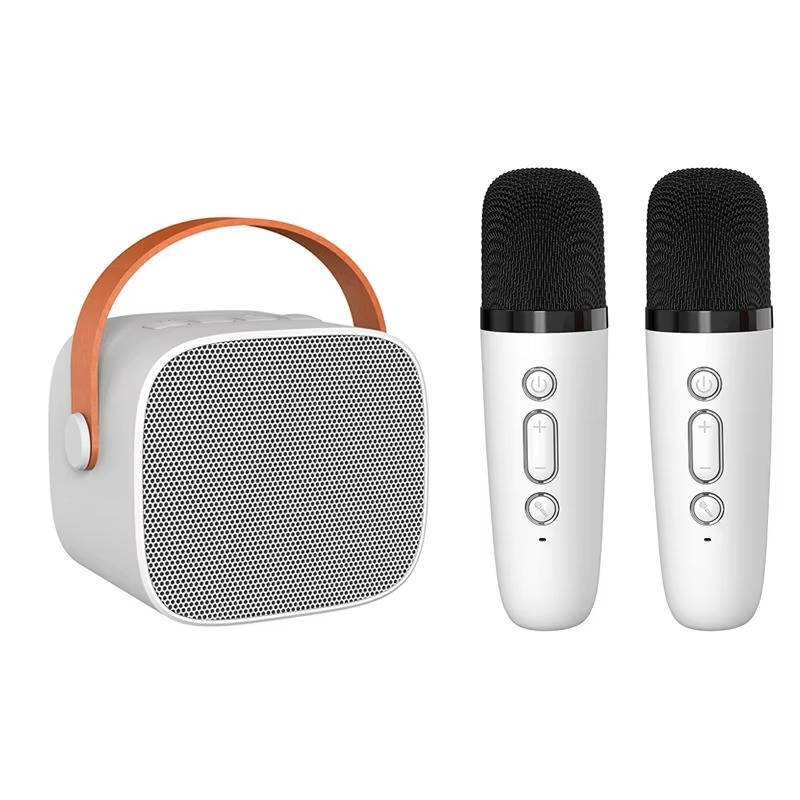 Mini Karaoke Machine with 2 Wireless Microphones - Image 10