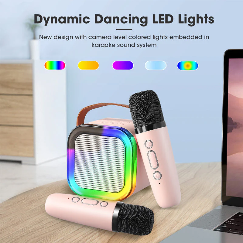 Mini Karaoke Machine With Wireless Microphone - Image 3