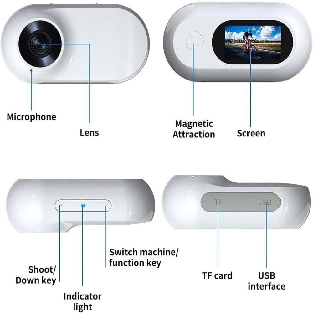 Mini Magnetic Action Camera POV Sport Recorder - Image 9