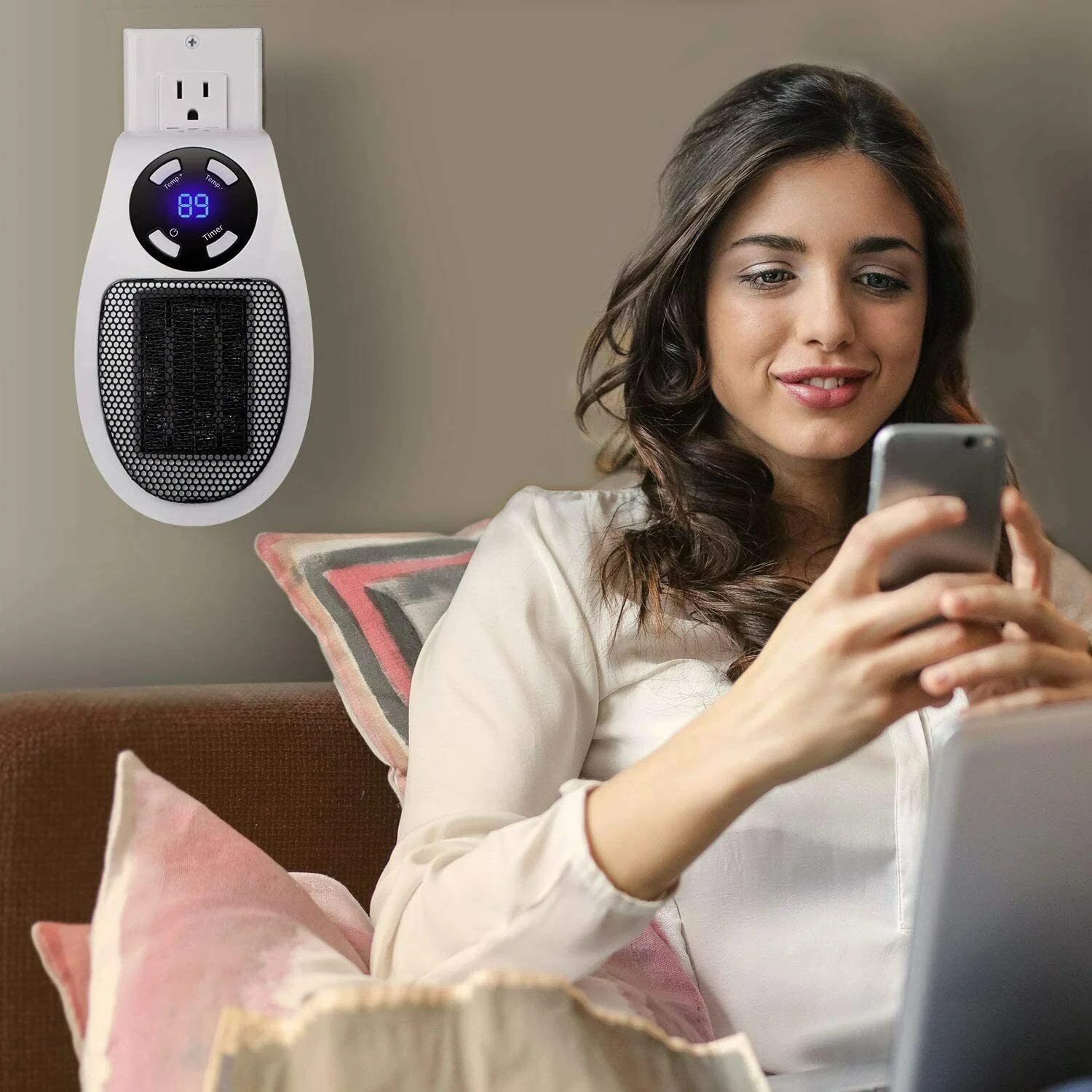 Mini Portable Electric Plug In Personal Room Space Heater - Image 9