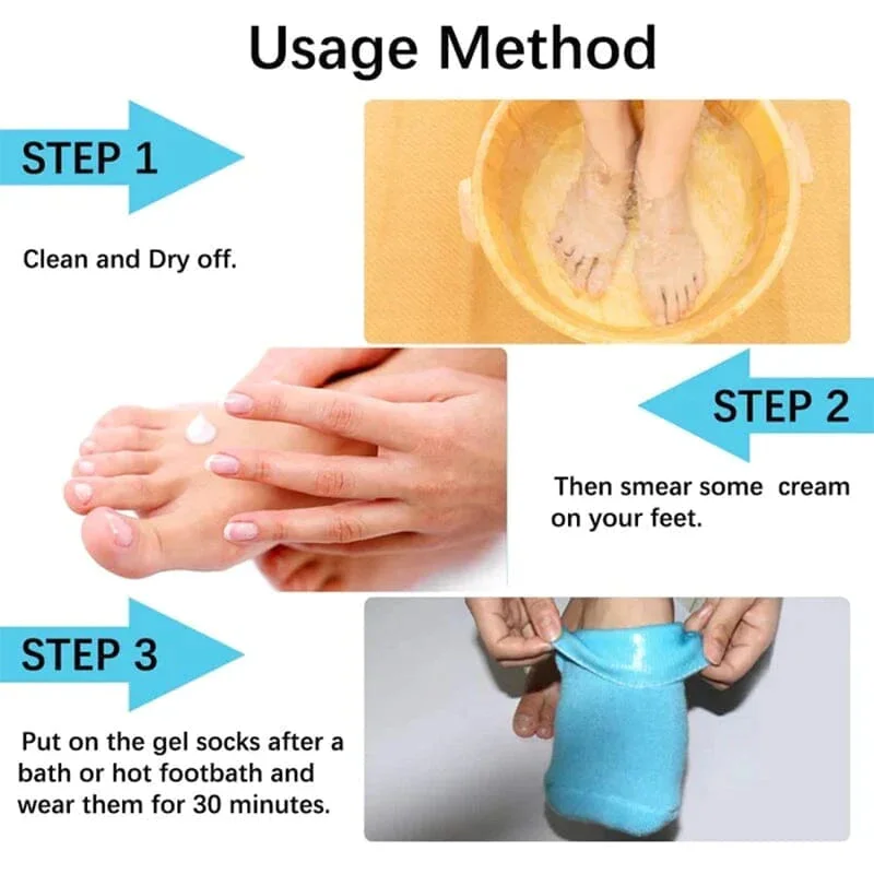 Moisturizing Socks with Spa Gel Lining - Image 10
