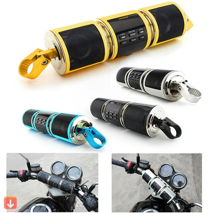 Motorcycle Bluetooth Speaker with FM Radio - Image 2