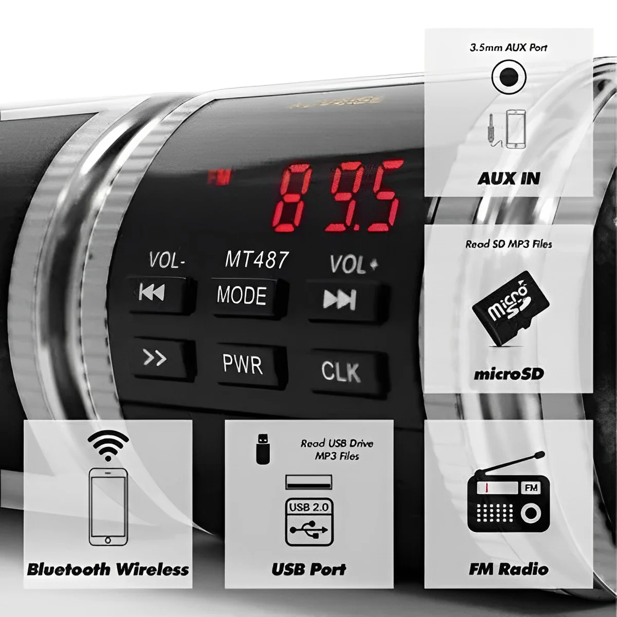 Motorcycle Bluetooth Speakers - Image 3