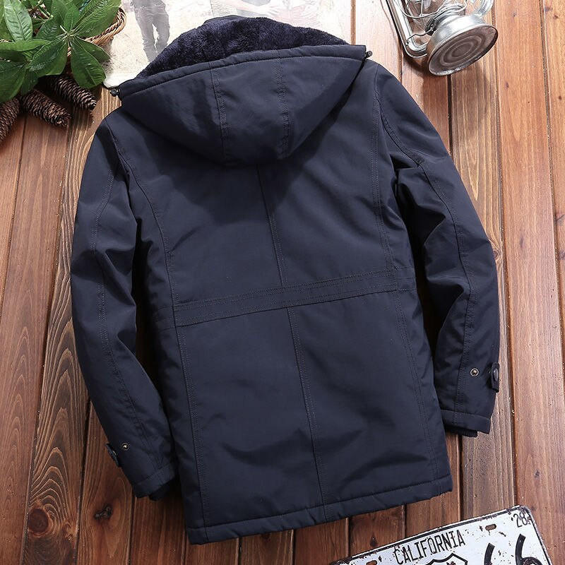 Multi-pocket padded fleece jacket - Image 5