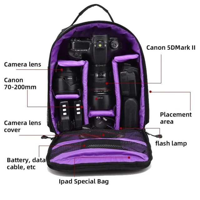 Multifunctional camera backpack - Image 5