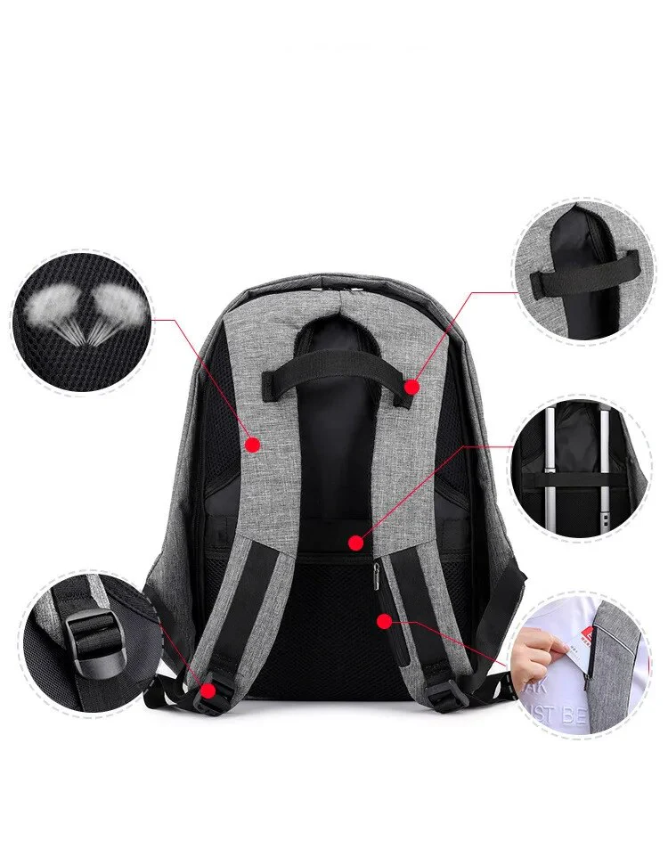 Multifunctional Waterproof Anti-theft Backpack - Image 2